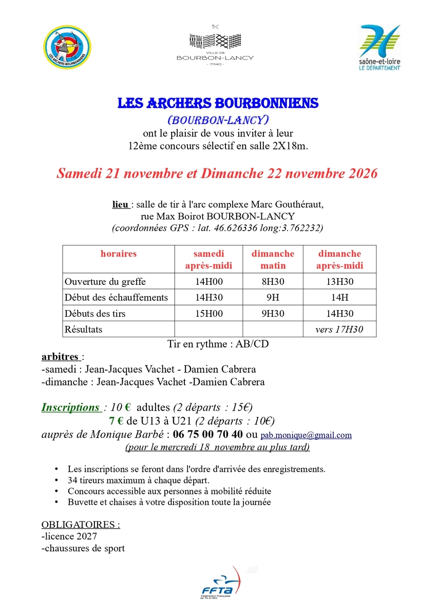 Tir Salle Bourbon Lancy